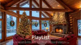 [Happy New Year 2026] 듣는 순간 마음이 편안해지는 럭셔리 겨울 재즈 ☕️ Happy New Year Jazz & Cozy Cabin Ambience