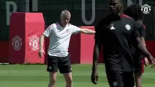 Ole gunnar solskjaer giving training  tactics #carrington#manchester United #young players