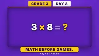 Multiplication Within 10 Mastery | Grade 3 Daily Math Challenge (Day 8/365)