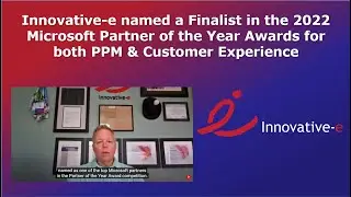 Innovative-e named Finalist in Microsoft Partner of the Year Awards in PPM & Customer Experience