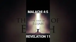 The Prophet Elijah has returned to WITNESS and complete his End-Time ministry, Malachi 4:5