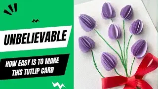 You Won&rsquo;t Believe How Easy This Paper Tulip Card Is &ndash; Perfect for Any Occasion!