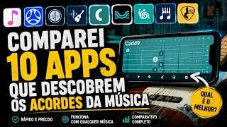 Comparei 10 Apps que Descobrem os Acordes da Música