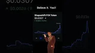 Shapeshift FOX Token is up 9 percent of the day