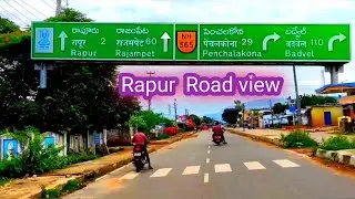 Rapur road view by bike | Nellore District || Multi Axle