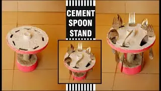 Cement Spoon Stand || DIY