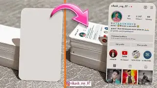 Instagram profile meke in business card photo editing||Instagram profile photo editing 💯💥