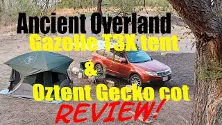 Ancient Overland - Season 2 - Gazelle T3X tent & Gecko Stretcher Cot review!
