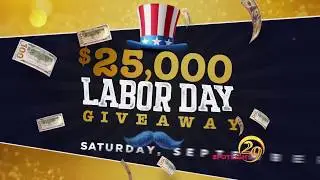 SPOTLIGHT 29 CASINO: $25,000 Labor Day Giveaway &mdash; 9/1/18