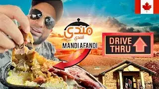 Must Try Arabian Style Drive thru Mandi from Mandi Afandi In Milton, Canada | Jummah Prayer