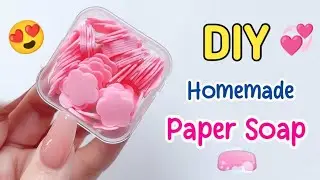 Homemade paper soap making kit 🧼/Homemade paper soap/How to make paper soap/Easy homemade paper soap
