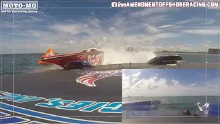 2014 Clearwater Race Boat Collision On-Board the 2nd Amendment