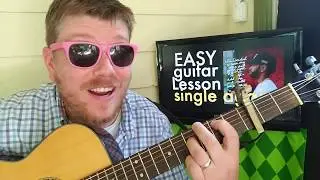 Big Sean - Single Again // easy guitar lesson tabs easy chords strumming tutorial beginner