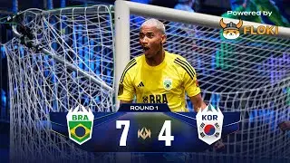 Brasil VS Corea | Partido Completo Round 1 Día 2 (7-4)