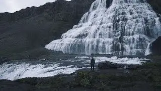 Going to that big ass waterfall in Iceland's Westfjords: Dynjandi