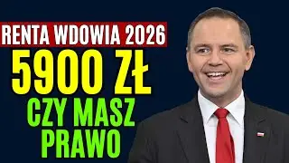 Renta wdowia 2026 z ZUS: nawet 5900 zł miesięcznie! Sprawdź, czy masz prawo