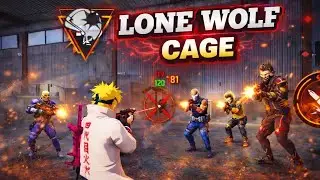 Free Fire Lone Wolf Cage । 1 vs 1 । Battel। #freefire #freefireindia #freefiregameplay #ffvideo 