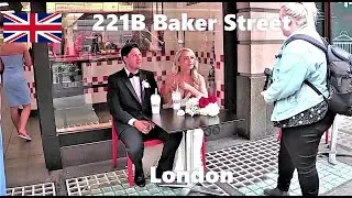 🤗221B Baker Street, Baker Street Station, Sherlock Holmes Museum, crashed a Wedding Party 3ed time!