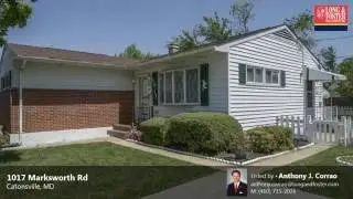 1017 MARKSWORTH RD, CATONSVILLE, MD 21228