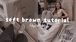 soft brown filter || capcut filter preset