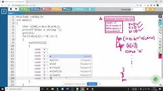 Programming in C | Class 42 | 11-Nov-2020 | Counting Vowels / Pascal's Triangle