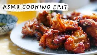 ASMR COOKING | KOREAN STYLE FRIED CHICKEN & BEER (치맥) - Valentine's Day Virtual Date With Chimaek!
