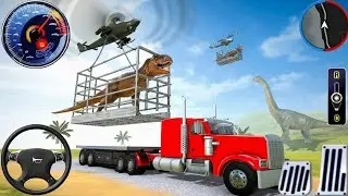 Rescue and Transport Wild Real Dinosaur Truck Game 2025 - Android Gameplay