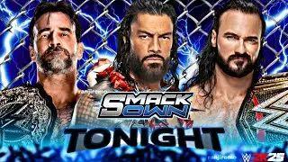 Roman Reigns vs CM Punk vs Drew Mcintyre Wwe SmackDown 08 Feb 2026 Wwe2k25 Simulation - FULL MATCH
