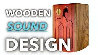 Wooden Tongue Drum - 6 tongues (Peacock design by WoodPack)
