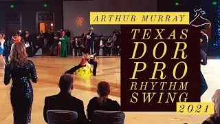 Arthur Murray Texas Dance-O-Rama 2021 Open Professional Rhythm East Coast Swing - Javier & Domonique