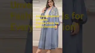 Arabian Elegance Unveiled: Fashion Finds for Every Occasion