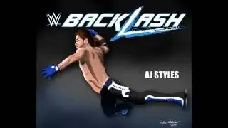 WWE Backlash 2016 AJ Styles Speed Painting