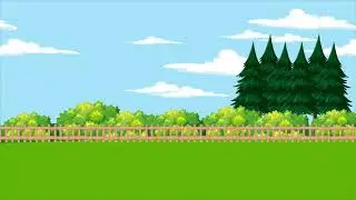 4K Free Animated Landscape Background (Tree ,Landscape, Garden)