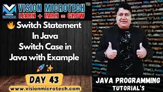 🔥 Switch Statement In Java | Switch Case in Java with Example 🚀 ✨