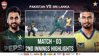 2nd Innings Highlights | Pakistan vs Sri Lanka | Match 03 | Tri Nation Series | PCB | M2T1U