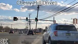 Driving Through Cherry Hill - USA 8k