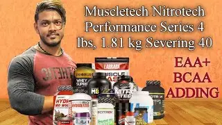 Muscletech Nitrotech Performance Series 4 lbs and 40severing