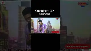 A DISCIPLES IS A STUDENT