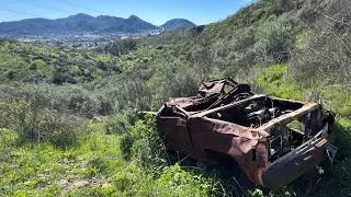 HIKING TO 6 VEHICLES IN SANTEE CALIFORNIA. 
