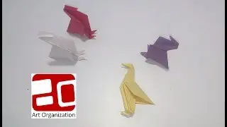 ARTORGANIZATION ORIGAMI art for kids hub origami BIRD easy steps