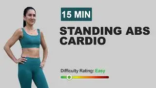 15 MIN STANDING ABS | BURN BELLY FAT FAST