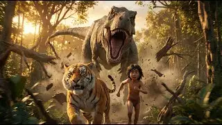 शेर खान और मोगली क्या डायनासोर से बच पाएंगे - Mowgli Aur Shere Khan Ki Dosti ? #hindikahanian