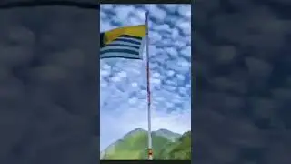 Kashmiri Flag Amazing Views #shorts #short 👉Subscribe Plz👈 #shortvideo #flag #kashmir