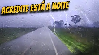 MEDO e PÂNICO A NOITE na estrada DO MATO GROSSO em meio a um TEMPORAL  🚛😱