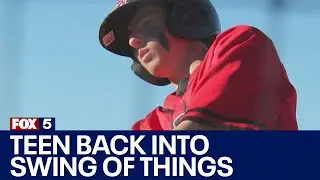 Suwanee baseball player returns to the field after devastating accident