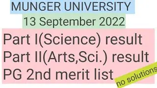 Munger University daily updates 13 September all news #mungeruniversitynews #mungeruniversityupdates