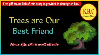 Trees are our Best Friend || Essay || Composition @KBC_with_Aakash_Kumar #essaywriting