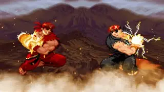 Evil Ryu Mystikblaze vs Super Ryu
