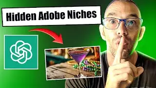 🚀 How I find LOW COMPETITION Adobe Stock niches with ChatGPT (shockingly easy) 📸