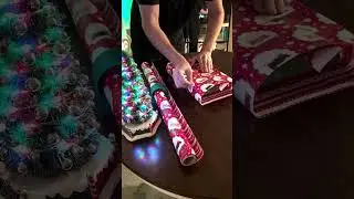 Relaxing gift wrapping ASMR